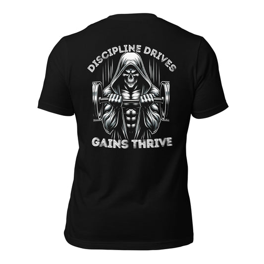 Discipline Drives Gains Thrive Tee - Premium T - Shirt - Discipline Directive Co.