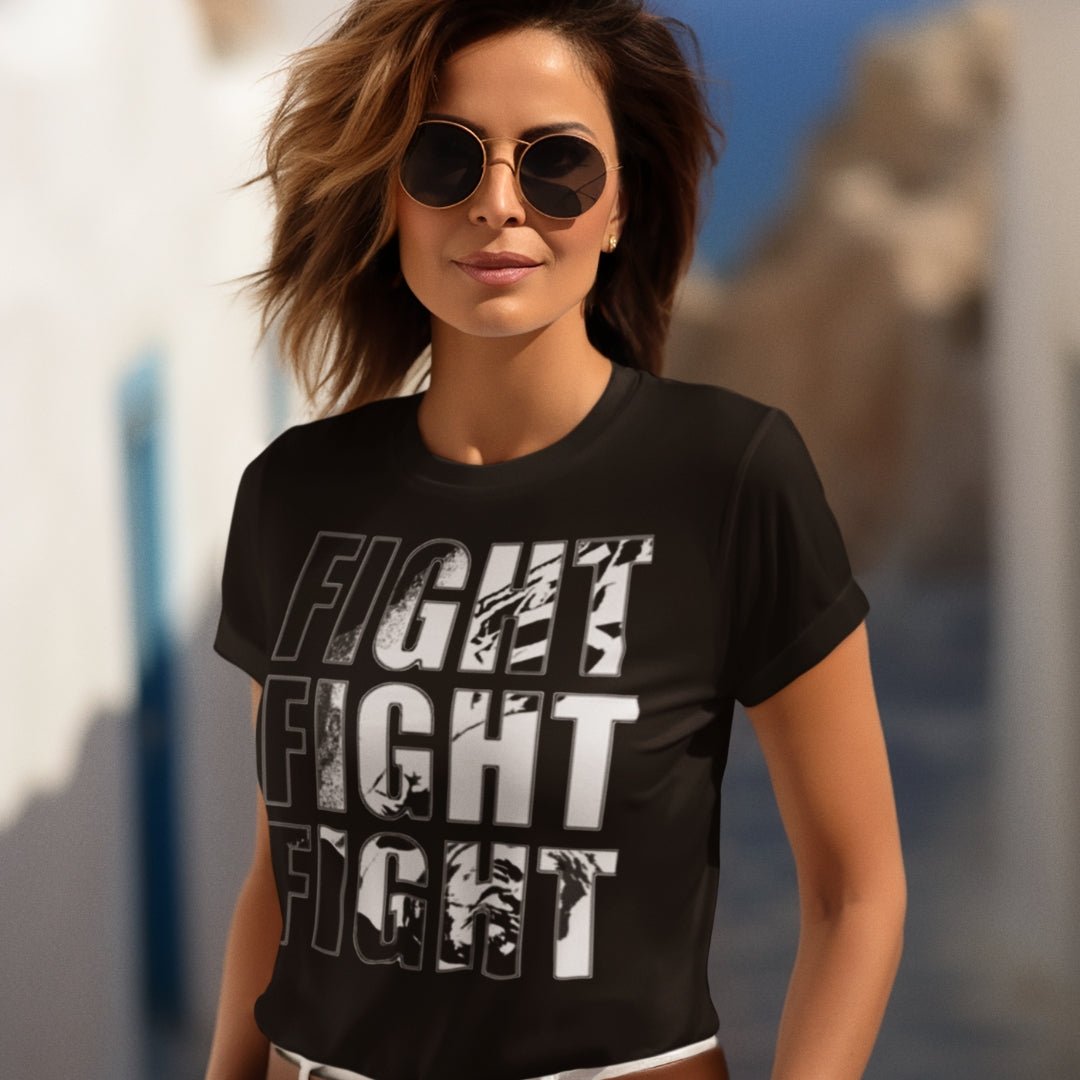 Fight Fight Fight Trump Tee - Premium Eco T - Shirt - Discipline Directive Co.