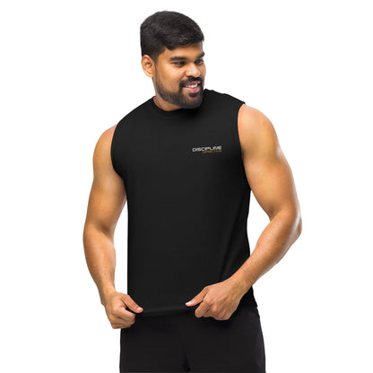 Train, Gain, Repeat Graphic Muscle Shirt - Premium Muscle Shirt - Discipline Directive Co.