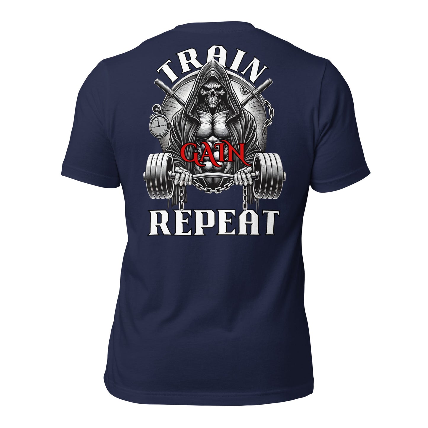 Train, Gain, Repeat Graphic Tee - Premium T - Shirt - Discipline Directive Co.