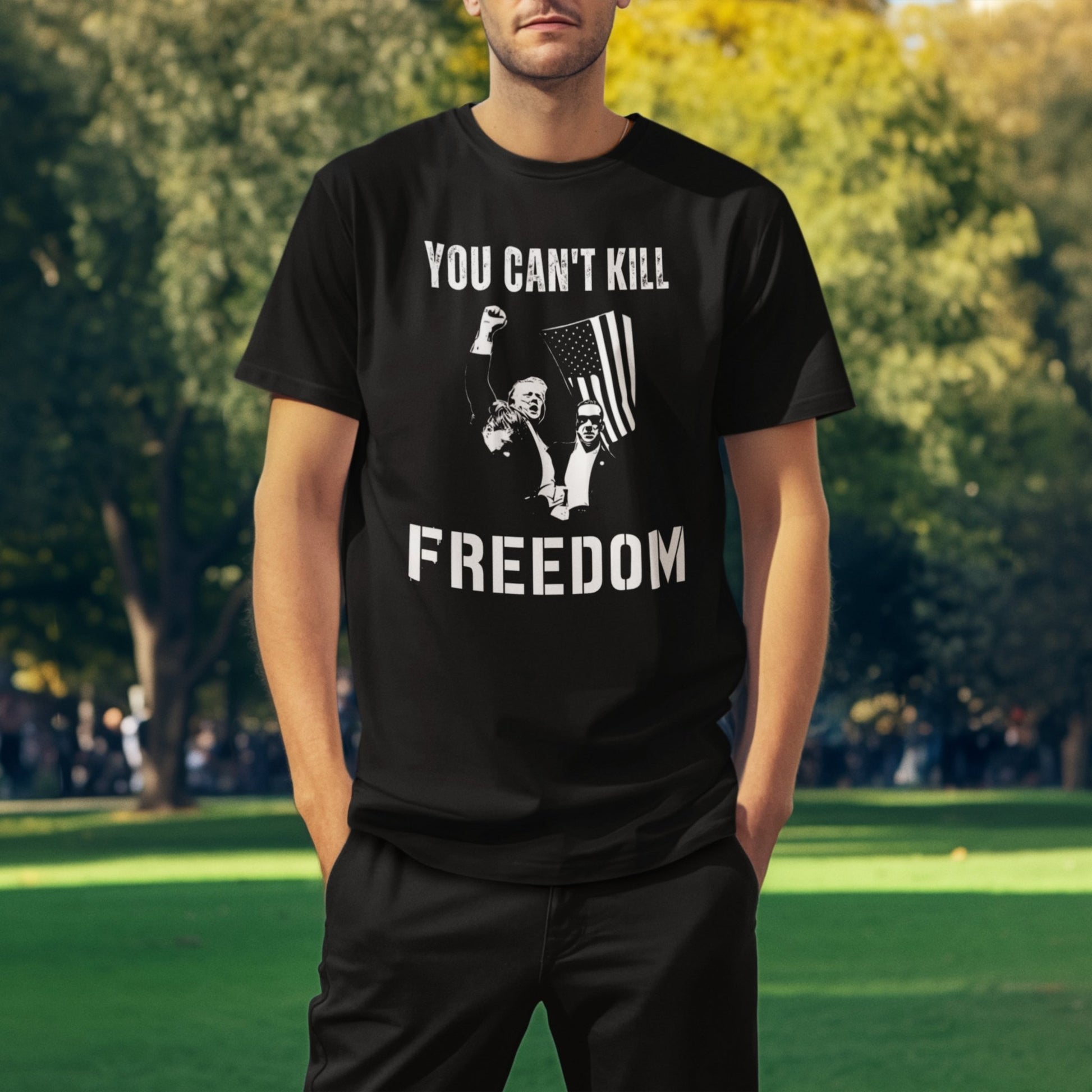 You Can't Kill Freedom Tee - Premium Eco T - Shirt - Discipline Directive Co.