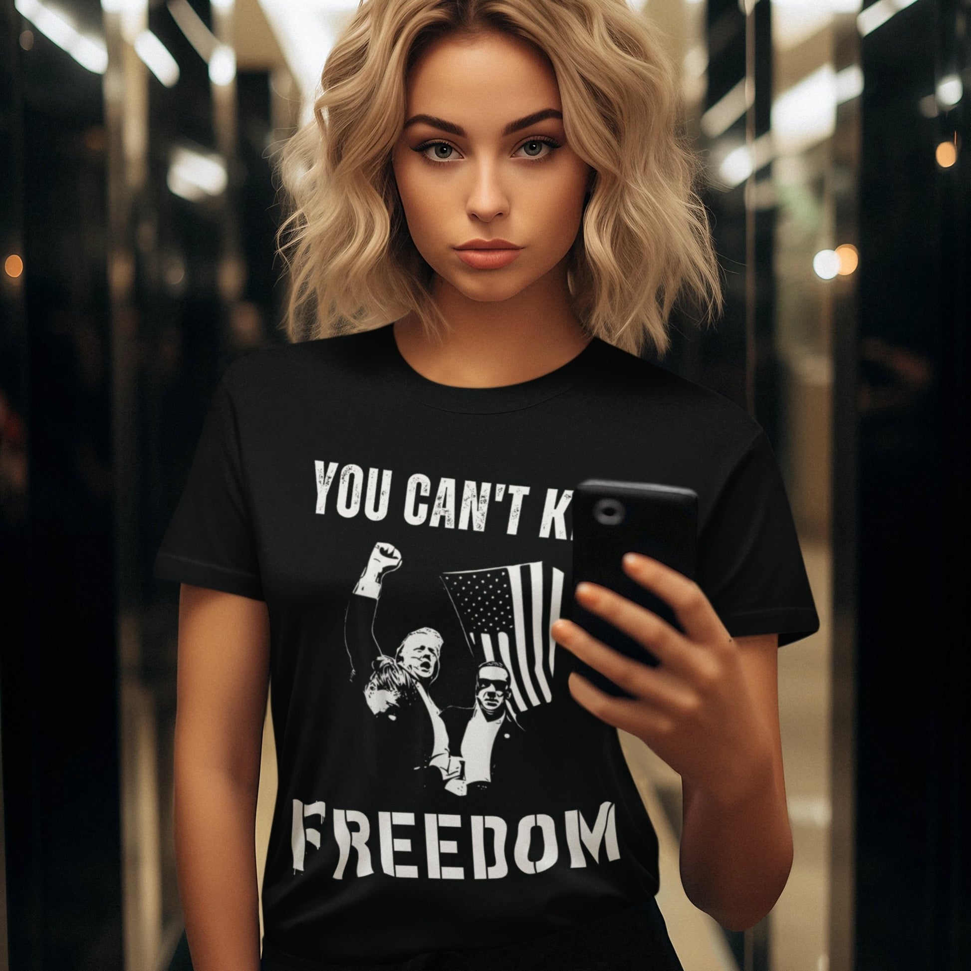 You Can't Kill Freedom Tee - Premium Eco T - Shirt - Discipline Directive Co.